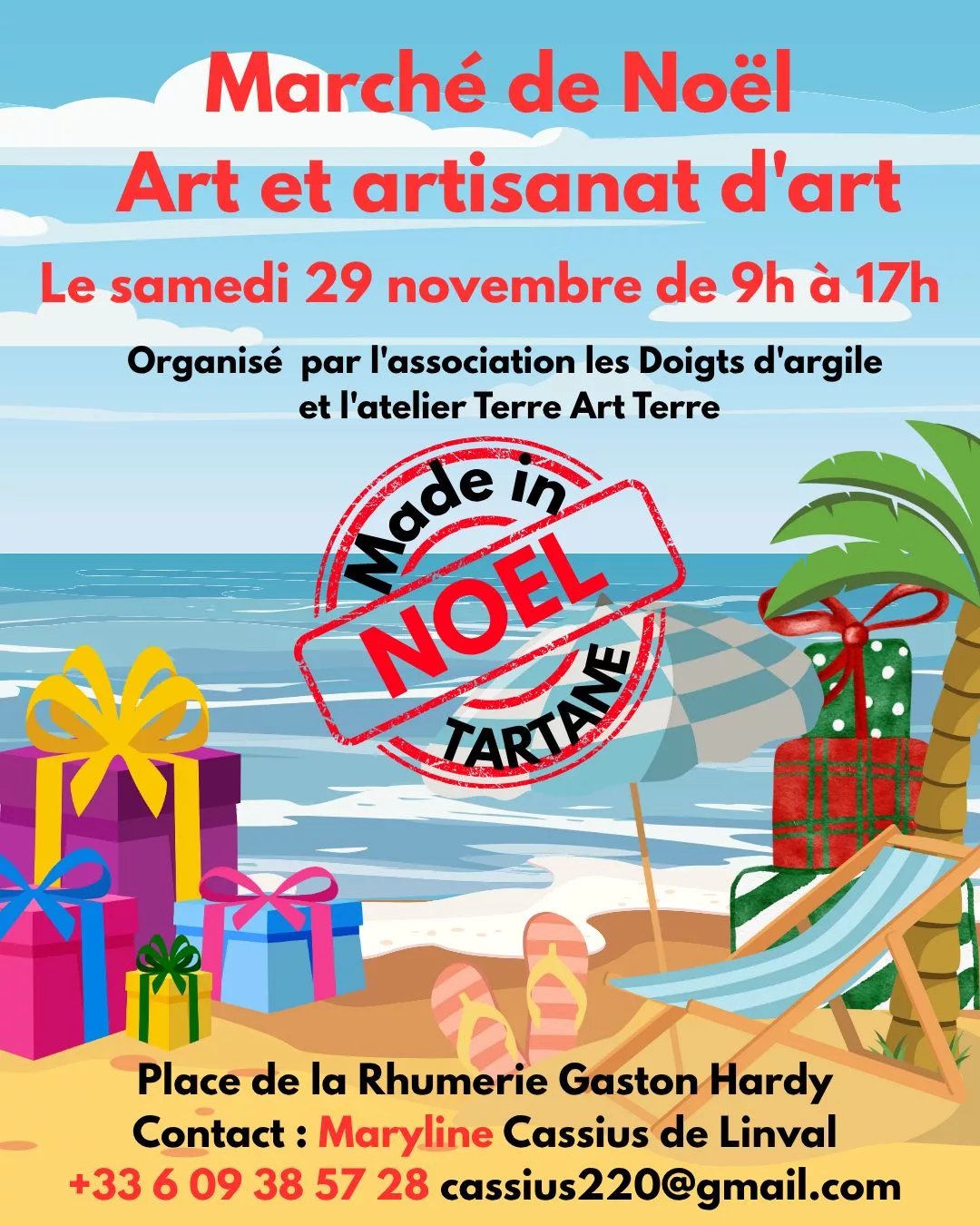 Marché de Noël Art et Artisant d’art à Tartane