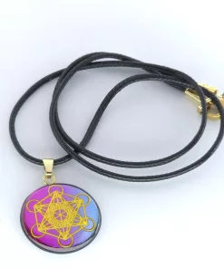 Pendentif métatron yin yang