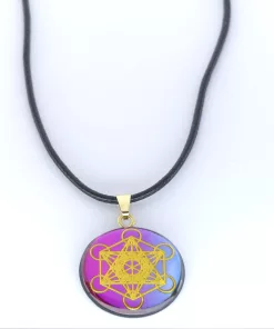 Pendentif métatron yin yang