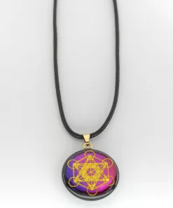Pendentif métatron yin yang