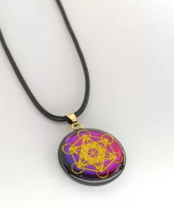 Pendentif métatron yin yang