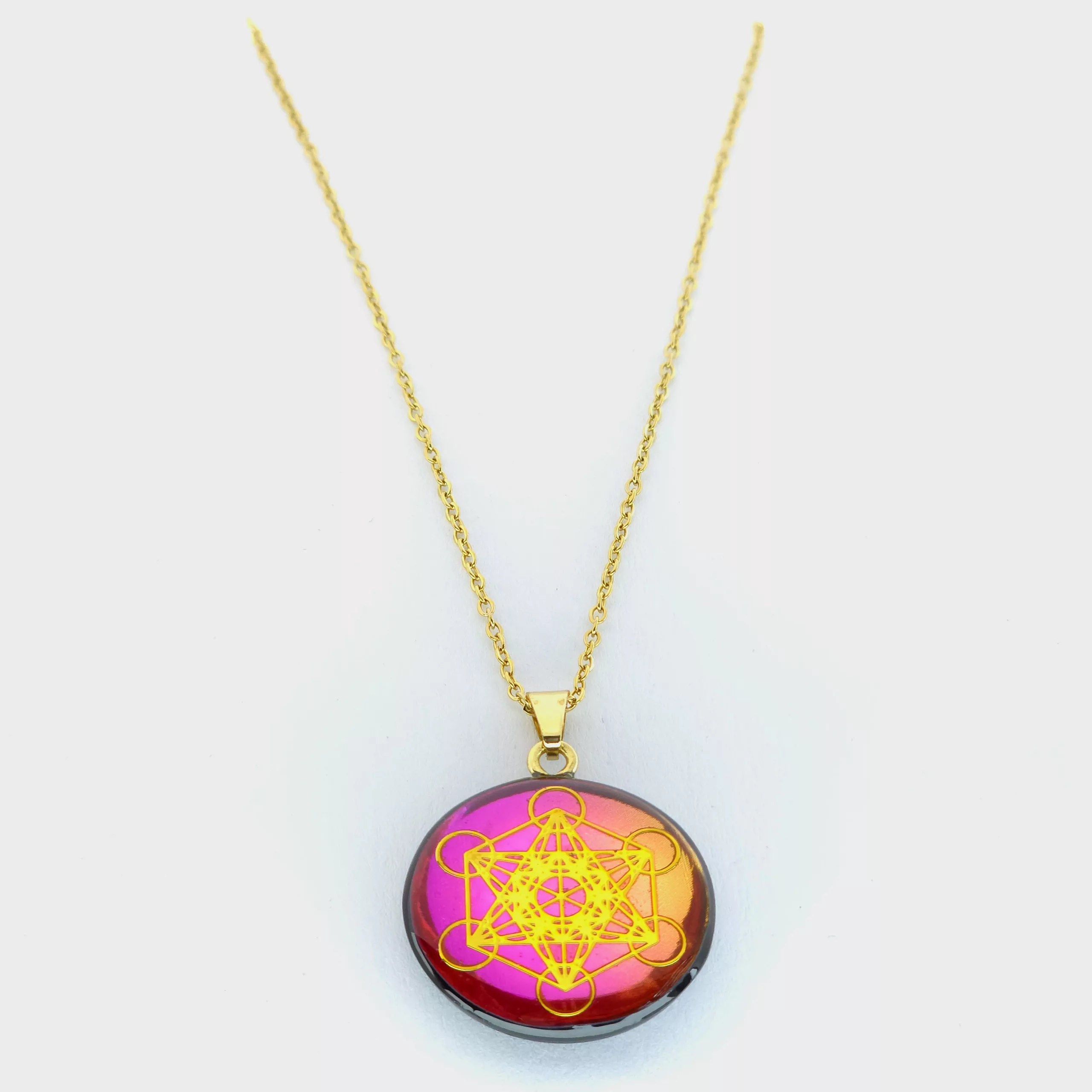 Pendentif métatron yin yang n13