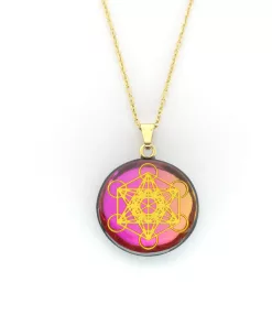 Pendentif métatron yin yang n13