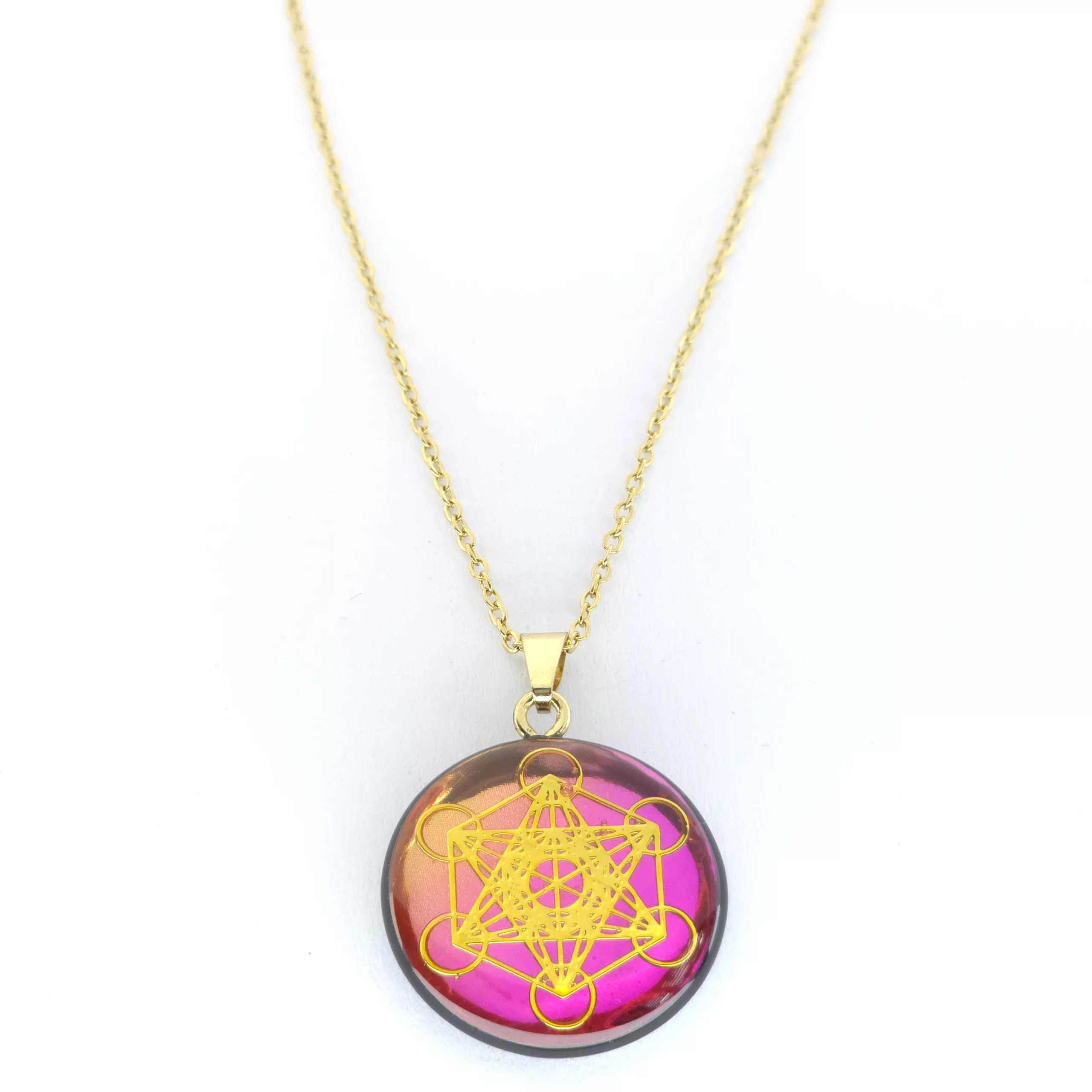 Pendentif métatron yin yang n14