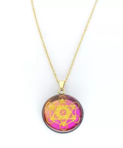 Pendentif métatron yin yang n14