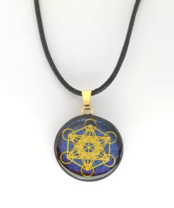 Pendentif métatron yin yang n18