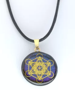 Pendentif métatron yin yang n18