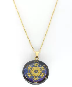 Pendentif métatron yin yang n19