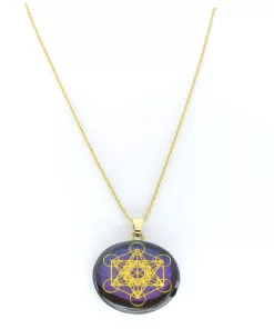 Pendentif métatron yin yang n19