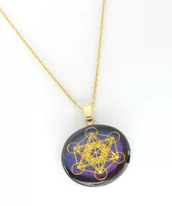 Pendentif métatron yin yang n19