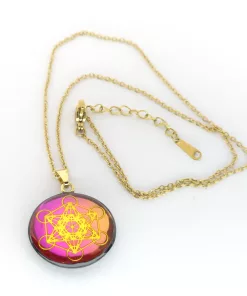 Pendentif métatron yin yang n13