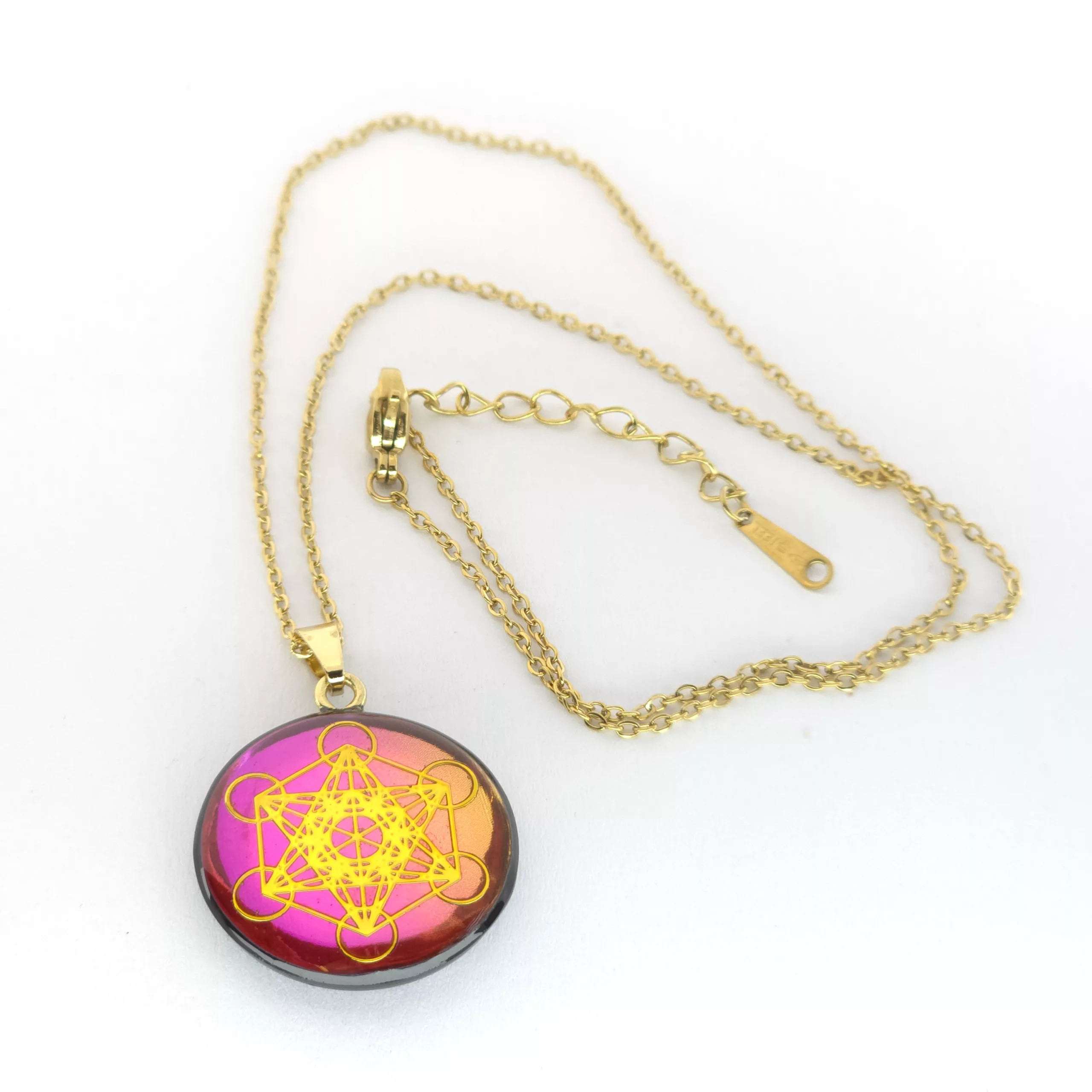 Pendentif métatron yin yang n13