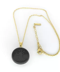 Pendentif arbre de vie fond noir