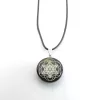 Pendentif artisanal cube de métatron + graine de vie - shungite