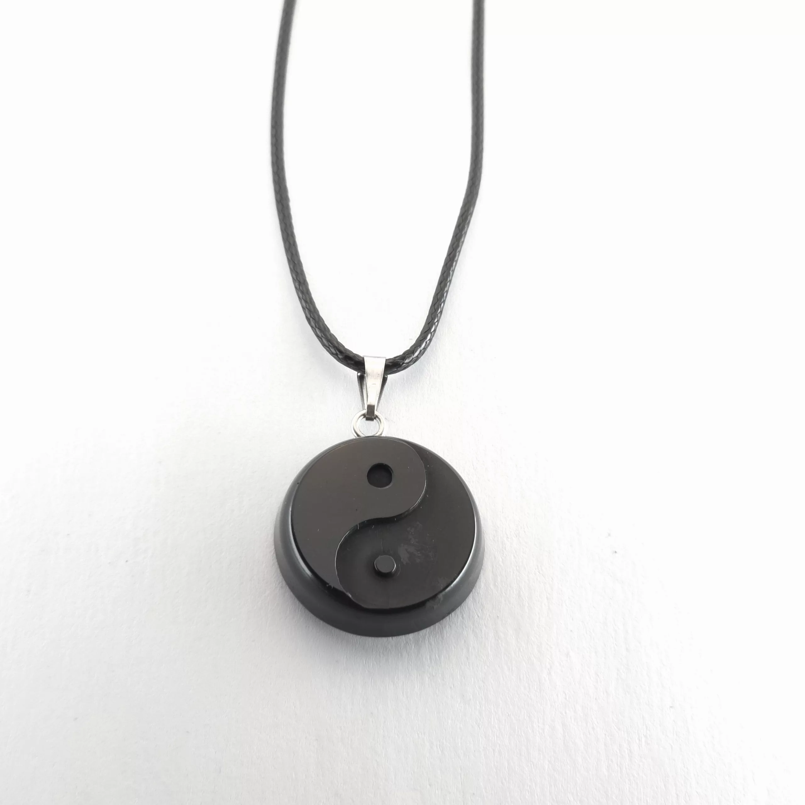 Pendentif artisanal Yin yang - shungite