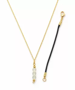 Pendentif labradorite doré soignants 2 en 1